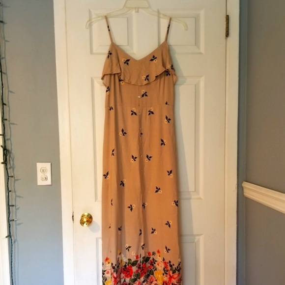 Blue Pepper NWT Popover Floral Maxi Dress L - Picture 2 of 8